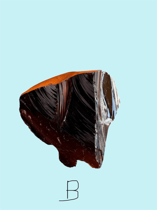PIERRES BRUTES - OBSIDIENNE NOIRE