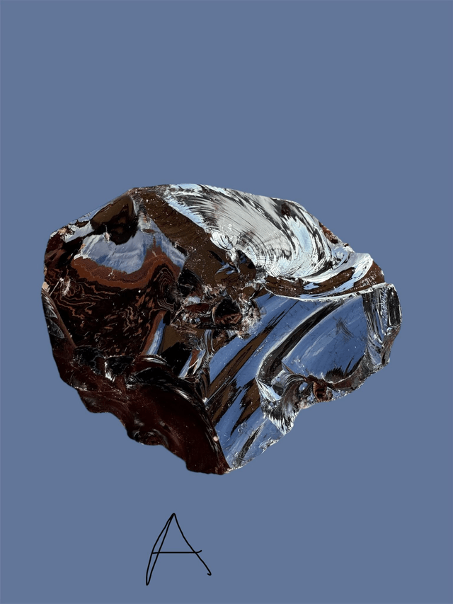 PIERRES BRUTES - OBSIDIENNE NOIRE