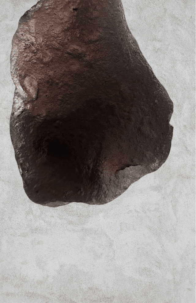 Pendentif 925 - Tectite brute